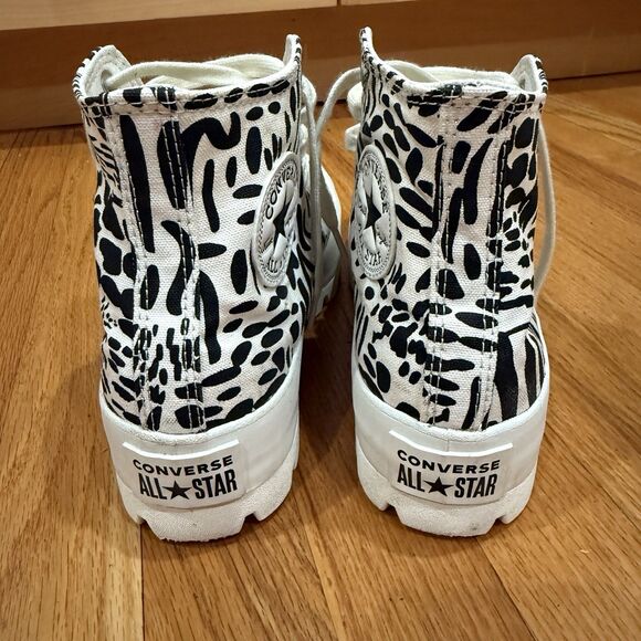 Converse Chuck Taylor Lugged High Top Platform Sneakers Women Size 8.5 Printed - Picture 6 of 12